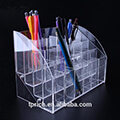 Promotional clear acrylic pencil organizer box