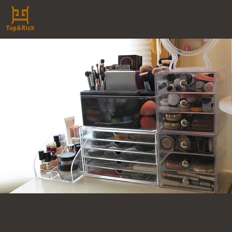 acrylic cosmetic organizer