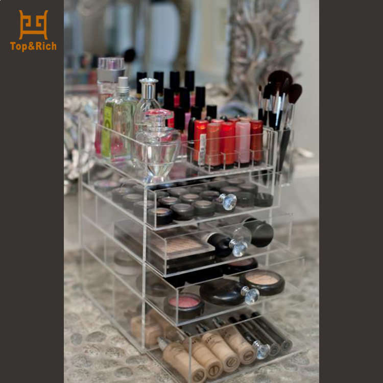 Acrylic makeup organizer