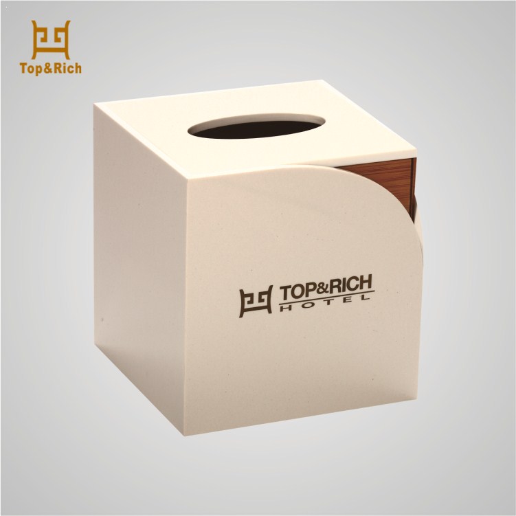 Factory Price Custom Square Shape Acrylic Tissue Box