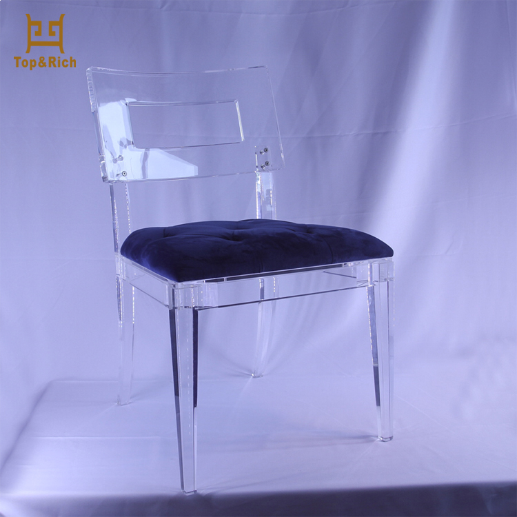 High Quality Custom Transparent Acrylic Rocking Chair Clear Acrylic Rocking Chair