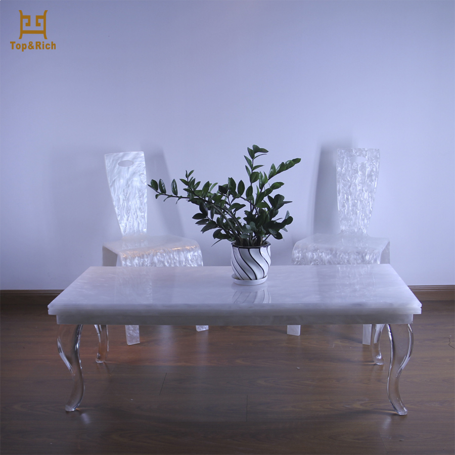 Factory Directly Sell Fashion Design Clear Acrylic Table Acrylic Wedding Table