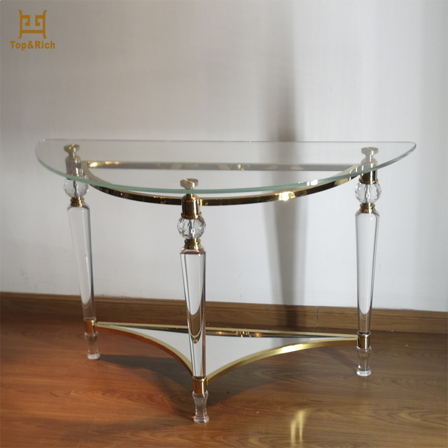 High-end Furniture Clear Acrylic Side Table Wholesale Acrylic Tables